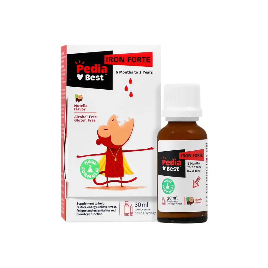 قطره آهن فورت طعم نوتلا پدیابست